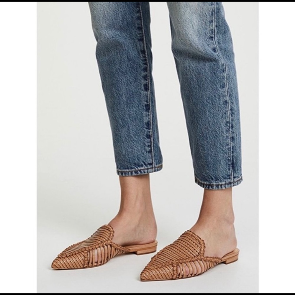 SCHUTZ Marli Tan Mules 6.5